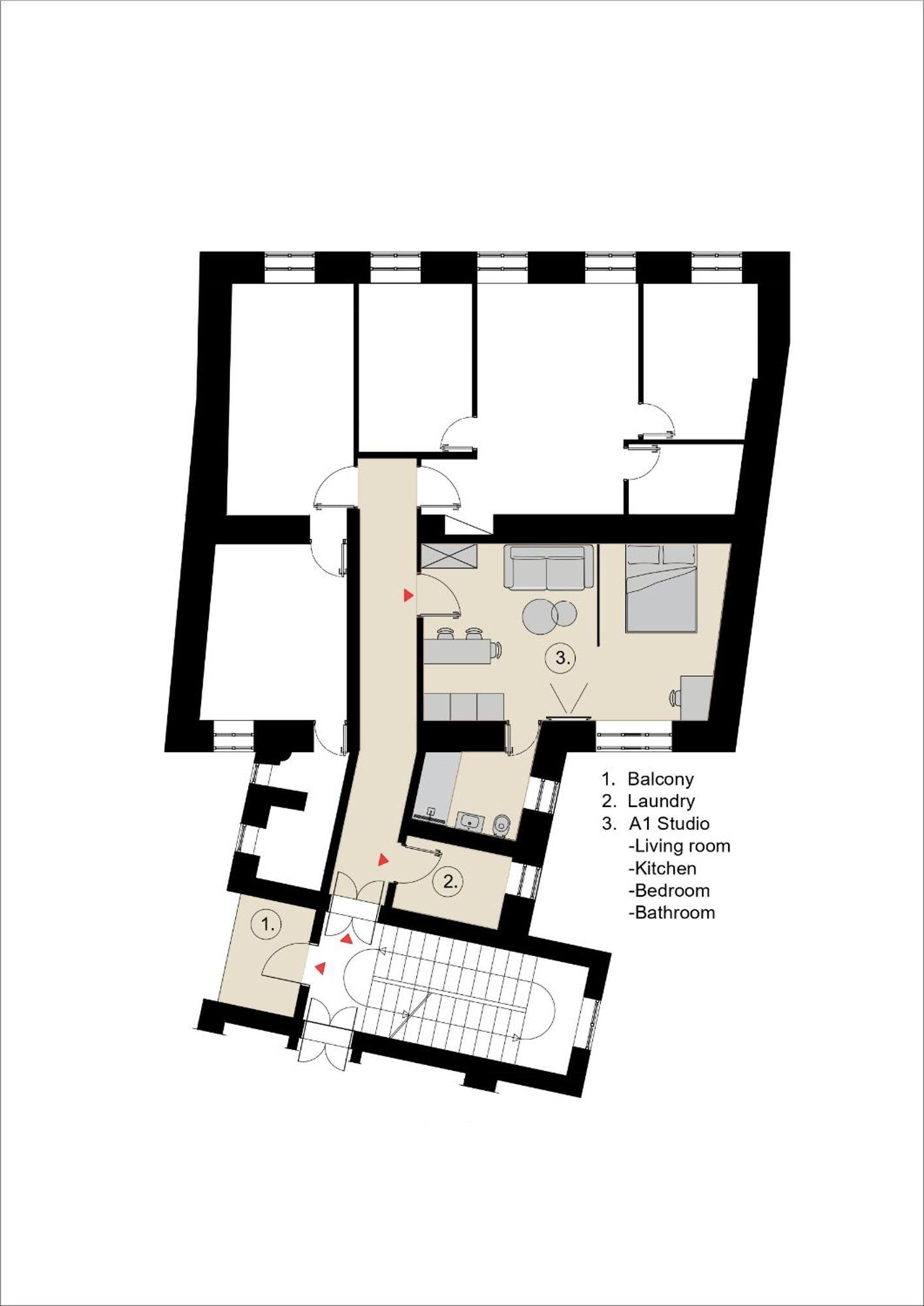 Central Apartments Сараево Екстериор снимка